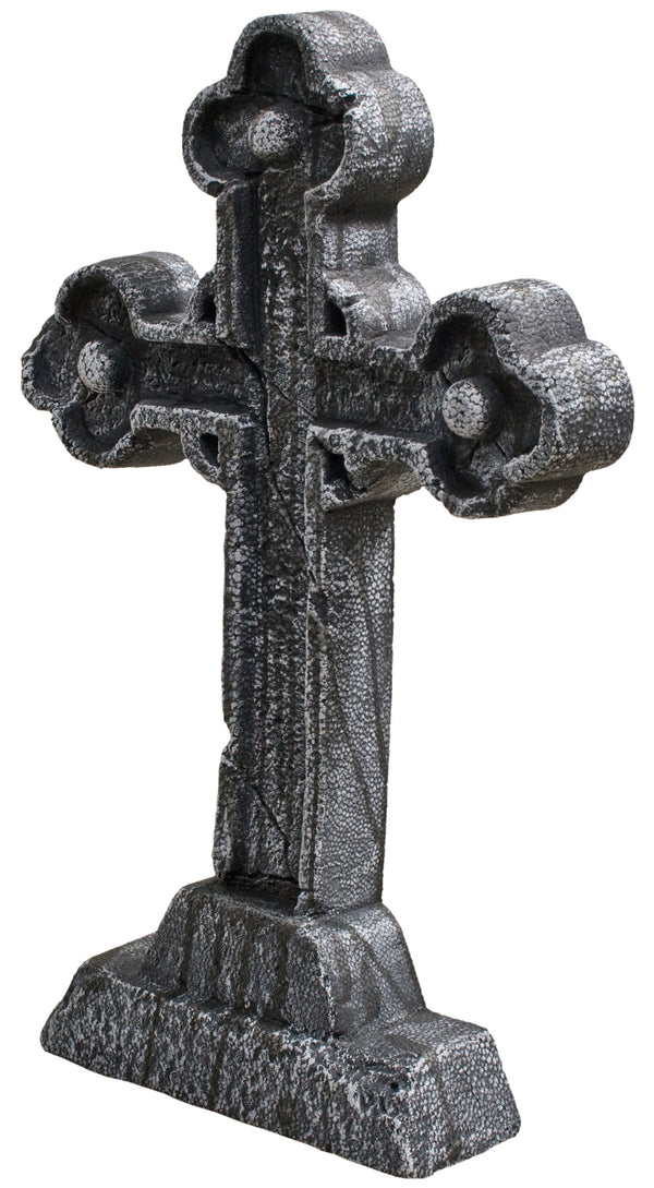 Celtic Cross Tombstone Halloween Decoration, 24"