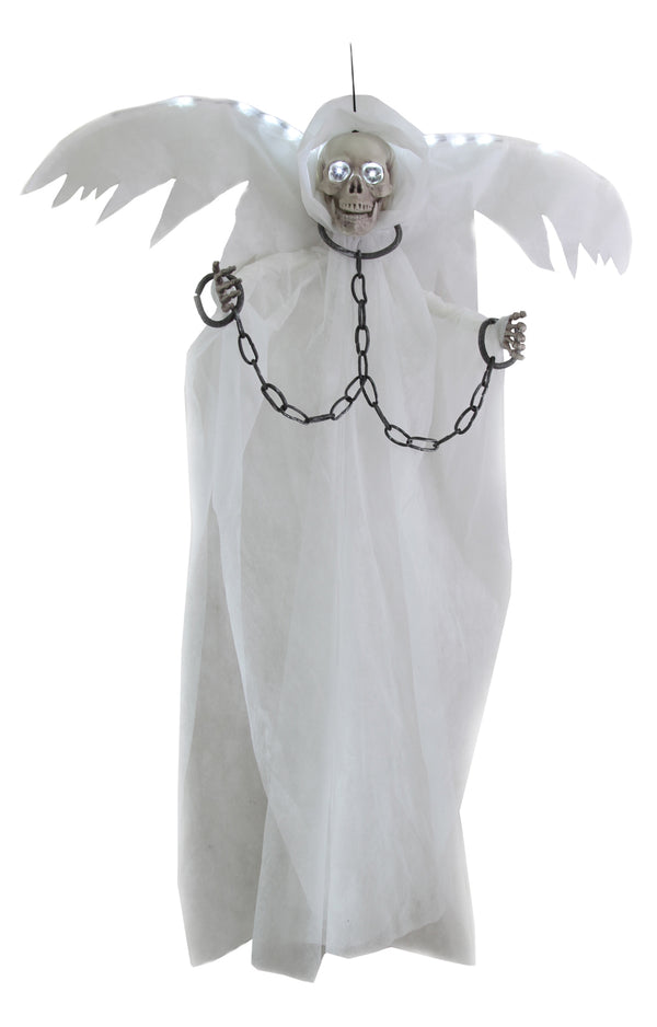 Winged Reaper In Chains Hanging Prop