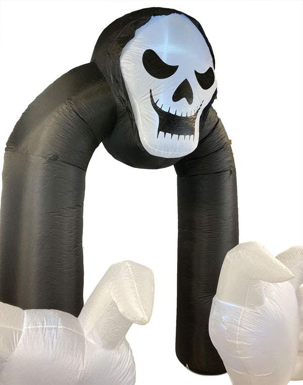 Huge 13' Inflatable Reaper Archway Light Up  Airblown Yard Decoration