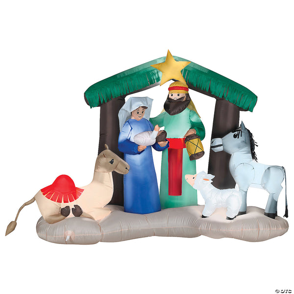 Airblown® Nativity Scene 78" Inflatable Christmas Outdoor Yard Decor
