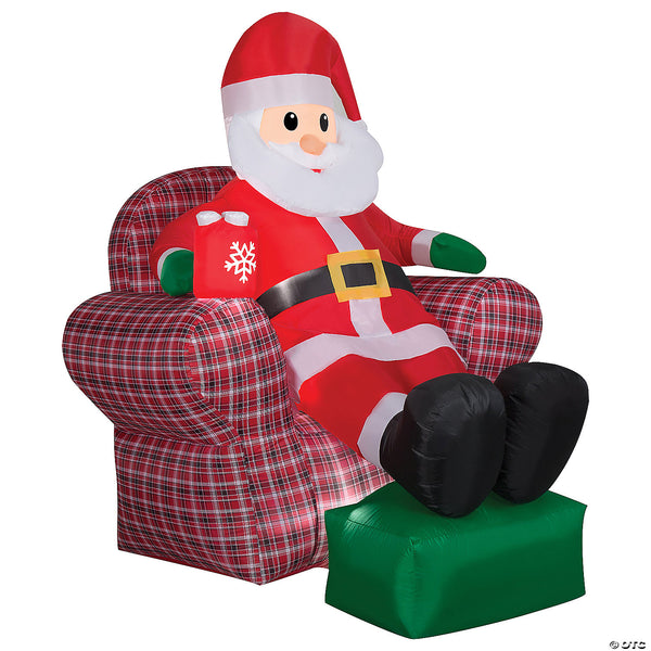 Airblown® Santa in Recliner Scene 72-Inch Inflatable Christmas Outdoor Yard Decor