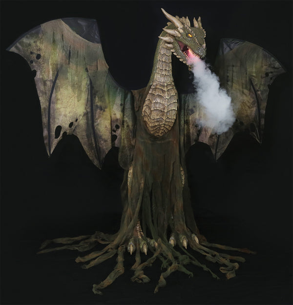 Forest 7Ft Dragon Animated Prop Decoration